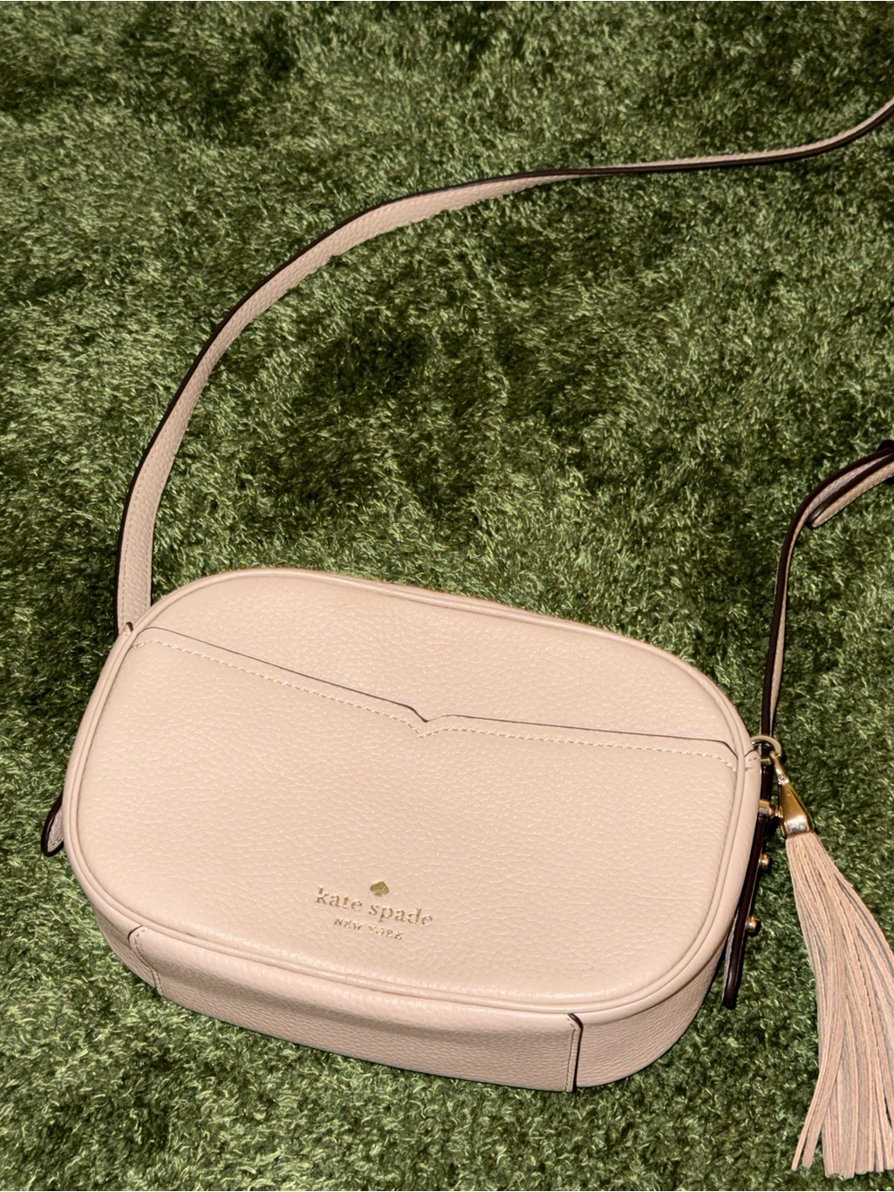 Kate Spade Pebble Leather Crossbody with Tassel